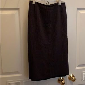 Sleek navy skirt from skirt suit set.